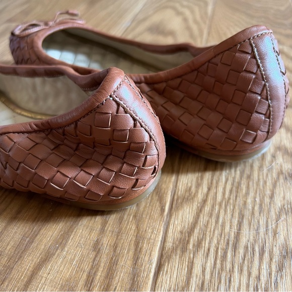 J McLaughlin Brown Woven ballet flats size 8.5 - Picture 2 of 6